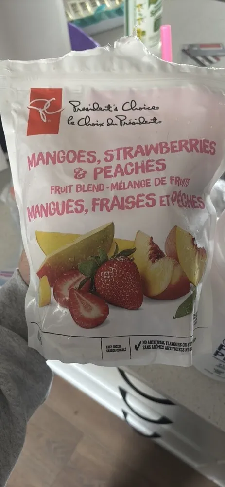 Mangoes, Strawberries & Peaches Fruit Blend