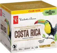 Costa rica medium roast arabica coffee single serve pods
