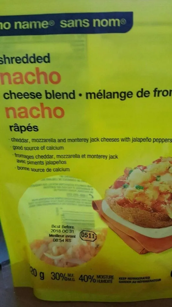 Mélange  de fromage nacho