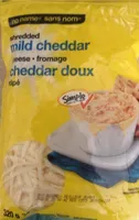 Shredded mild cheddar