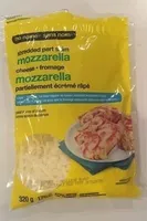 part skim mozzarella shredded cheese