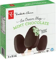 Ice cream shop mint chocolate mini ice cream bars