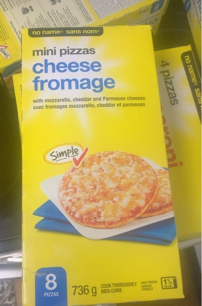 Mini cheese pizza