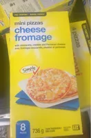 Mini cheese pizza