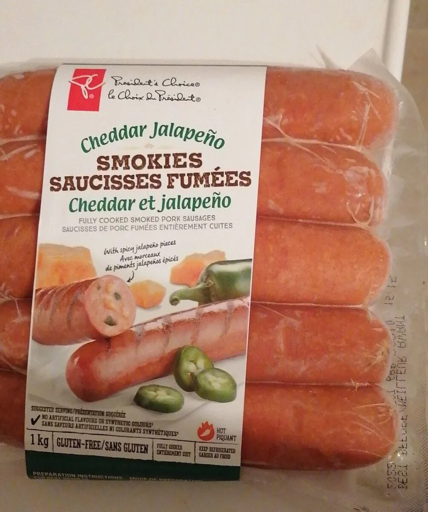 Cheddar Jalapeño smokies