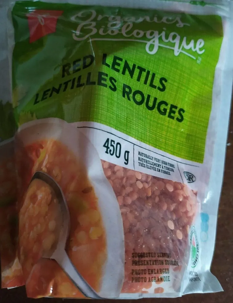 Lentilles rouges