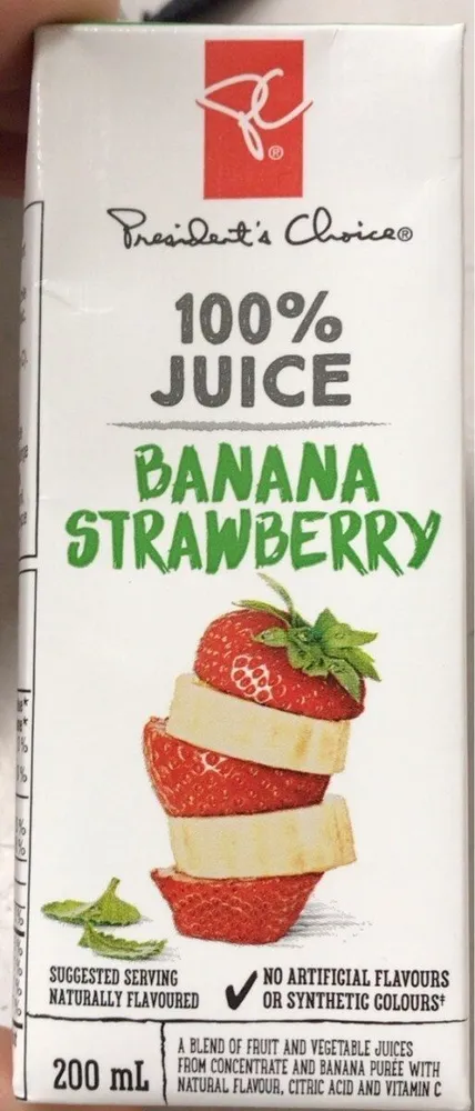President’s Choice Banana Strawberry