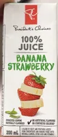 President’s Choice Banana Strawberry