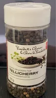 Grains de poivre noir tellicherry
