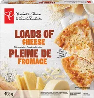 Loads of cheese thin crust pizza