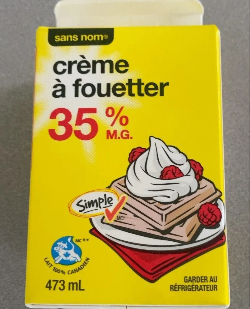 Creme a fouetter