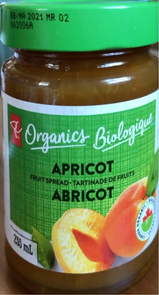 Tartinade de fruits à l’abricot