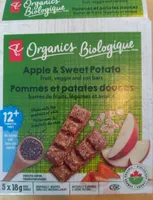Apples & sweet potato fruit, veggie and oats bars