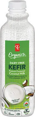 Dairy-free kefir probiotic fermented coconut milk