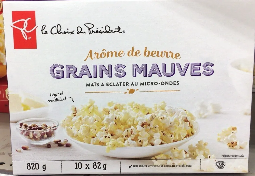 Pc grains mauves mais a eclater