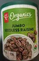 Jumbo seedless raisins