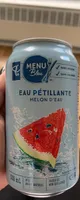 Eau petillante melon d'eau