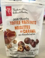 Milk chocolate toffee hazelnuts