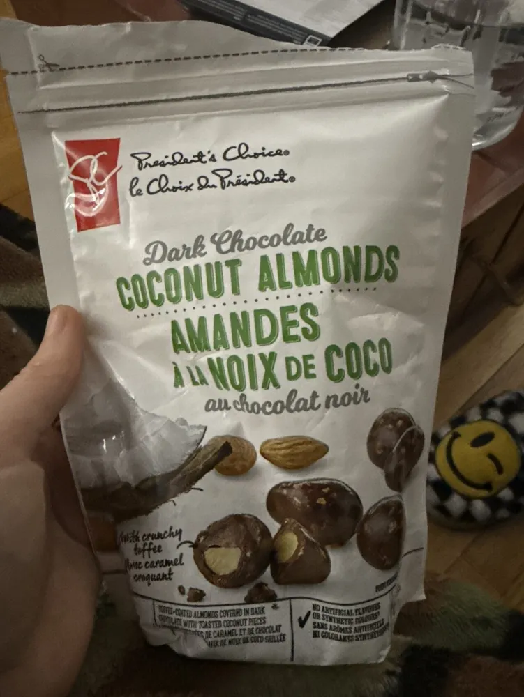 Dark chocolate coconut almond