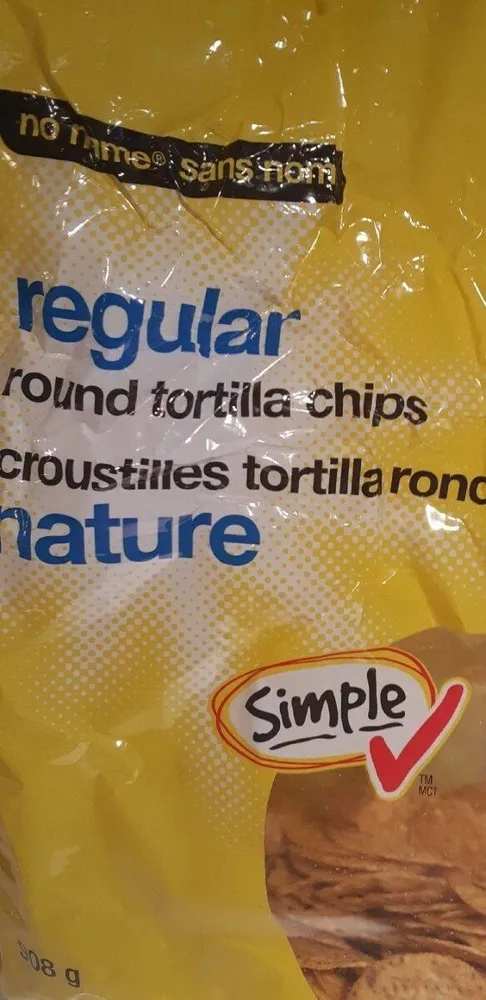 regular round tortilla chips