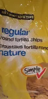 regular round tortilla chips