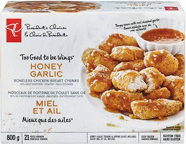 Too good to be wings honey garlic boneless chicken