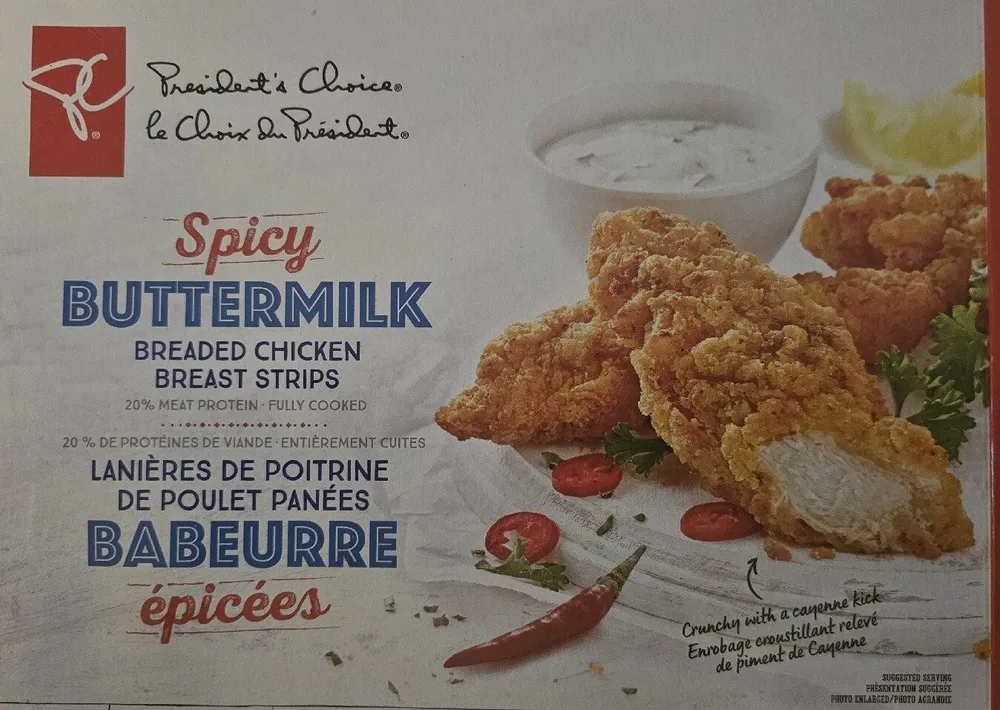 Spicy Buttermilk Breaded Chicken Strips