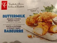 Buttermilk breaded chicken breast fillets