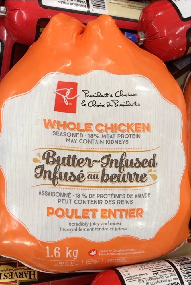 Butter infused Whole Chicken