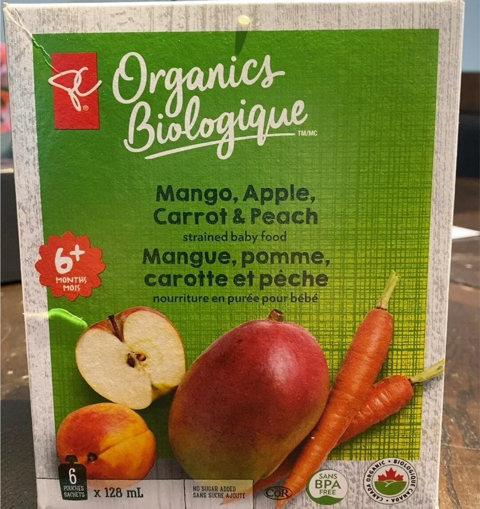 Nourriture en purée pour bébé