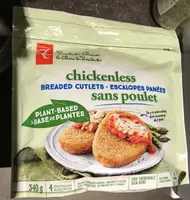 Escalopes panées sans poulet