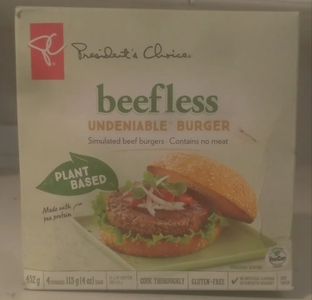 Beefless Undeniable Burger