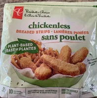 Lanières panées sans poulet