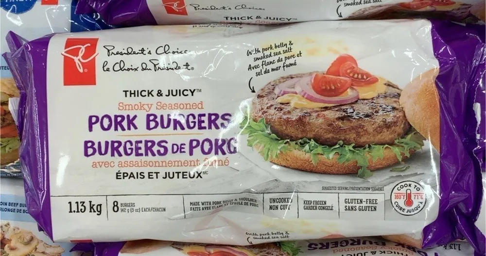 Pork burgers