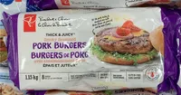 Pork burgers