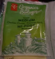 Organic Sliced medium cheddar cheese