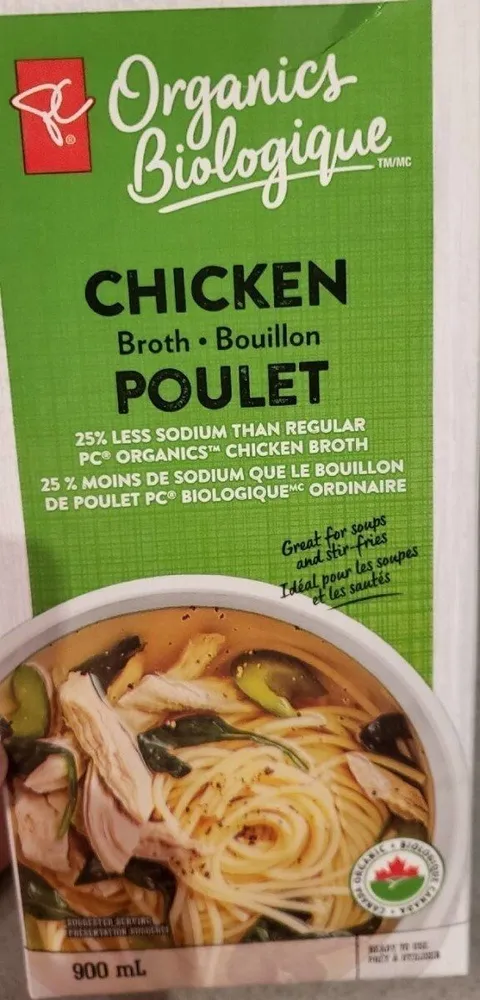Organic chicken broth