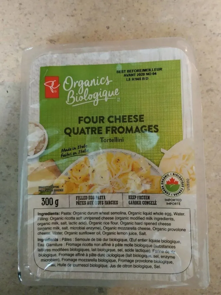 Four cheese tortellini