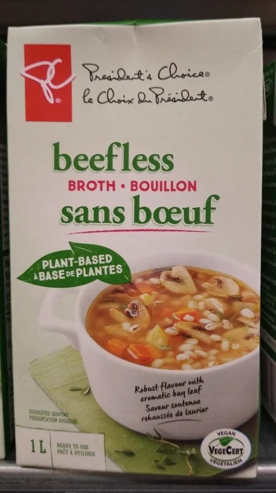 Bouillon sans boeuf