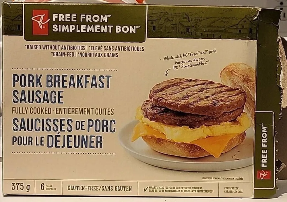 Saucisse de porc pour le déjeuner