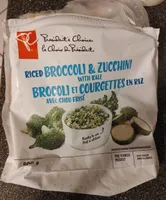 Brocoli et courgettes en riz avec chou frisé
