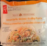 Lemon garlic shrimp & scallop pasta