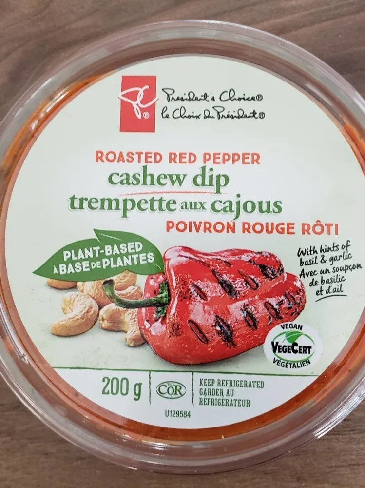 Roadster red Pepper cashew dip