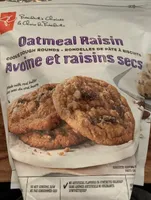 Oatmeal raisin cookie dough rounds