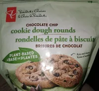Chocolate chip cookie dough rounds