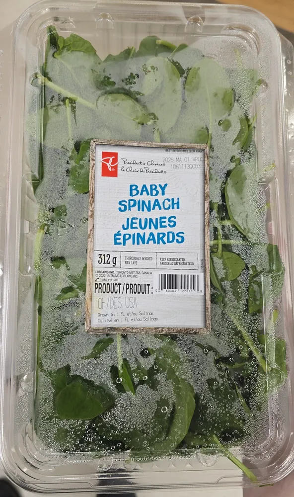 Baby spinach