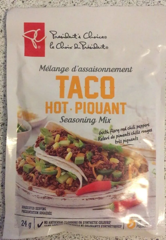 Hot Taco Seasoning Mix