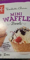 Mini waffle bowl