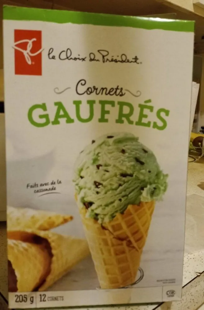 Cornet gaufrés