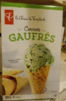 Cornet gaufrés